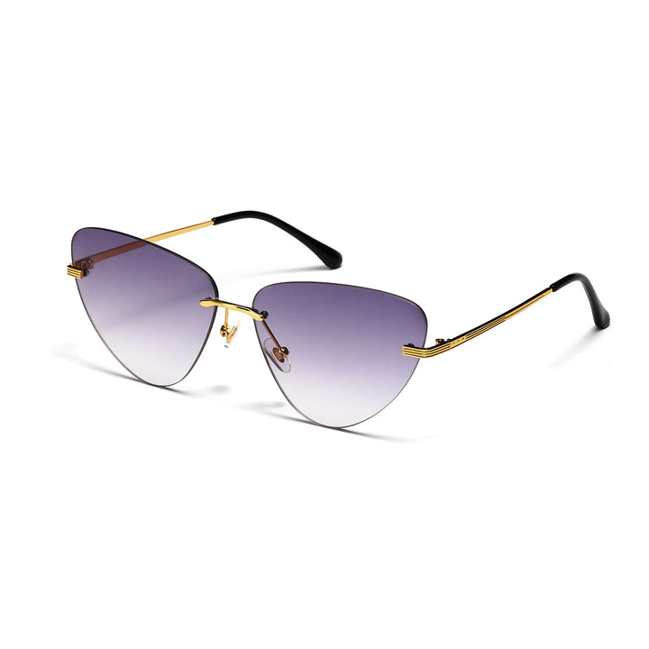Dame moteriktig solbrille i trendy cat-eye design Luvikno