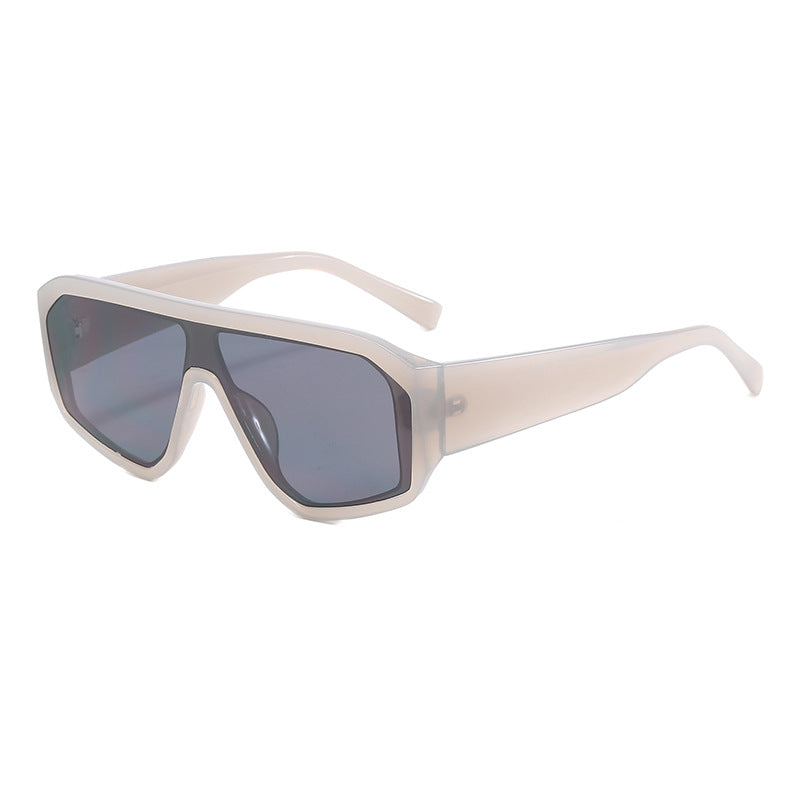 Dame Modiske Oversized-solbriller i futuristisk design Luvikno