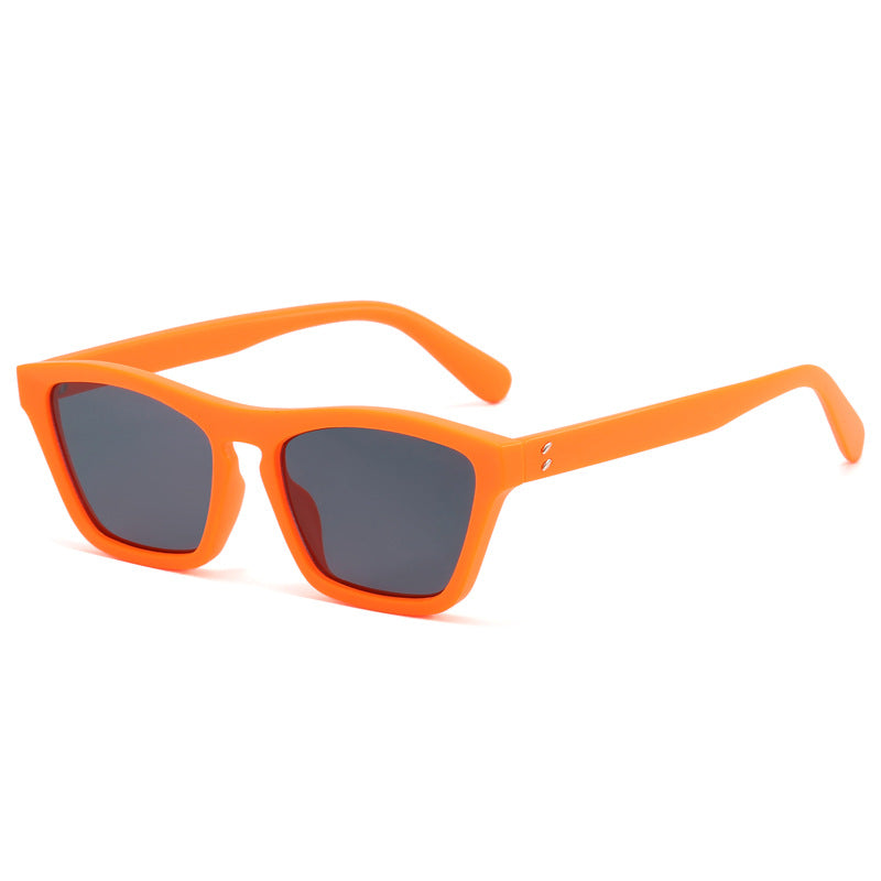 Dame chic solbriller i trendy geometrisk design Luvikno