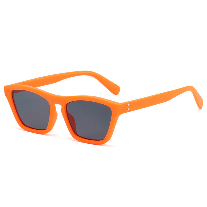 Dame chic solbriller i trendy geometrisk design Luvikno