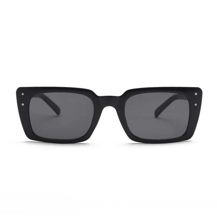 Dame kvadratisk solbrille med dyremønster Luvikno