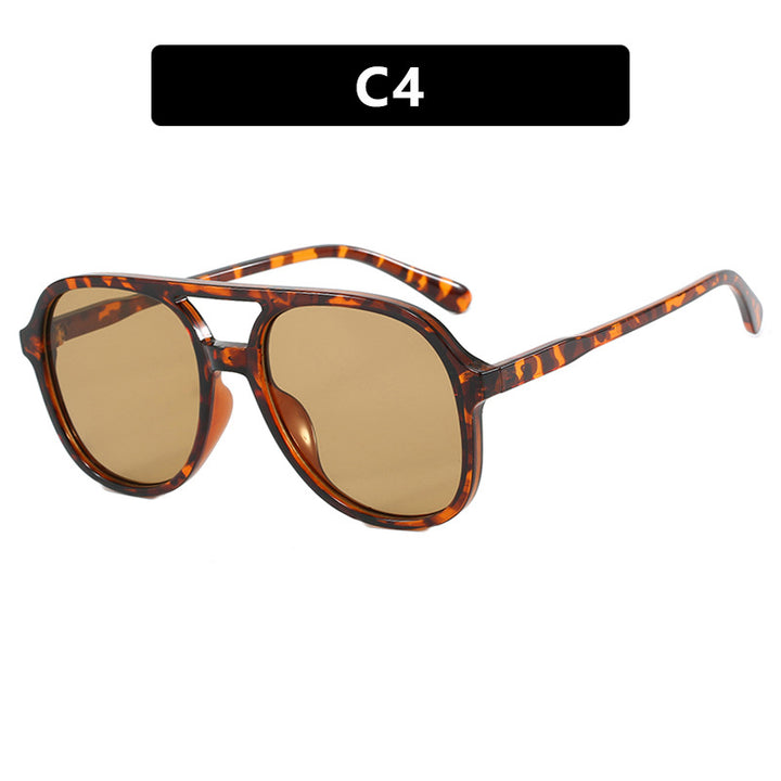 Dame solbrille med elegant skilpaddemønster og UV-beskyttelse Luvikno