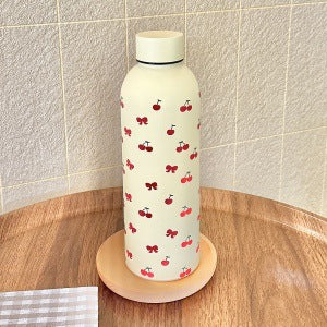 Damen Isoliertrinkflasche mit elegantem Blumendesign Luvikno