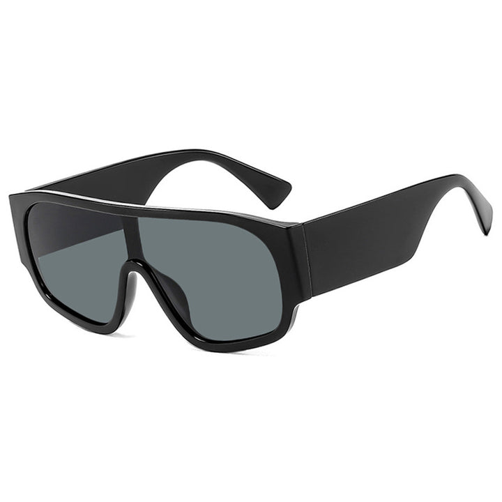 Dame Motebar Oversized-solbriller med unik design Luvikno