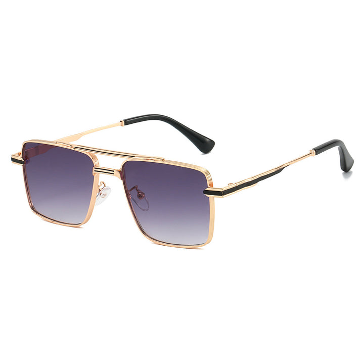Dame moderne geometrisk solbrille Luvikno