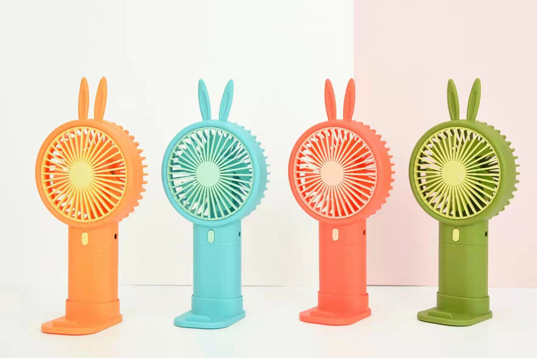 Dame Bærbar Håndvifte med kreativt Blomsterdesign Luvikno