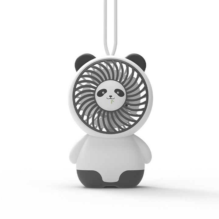 Dame Bærbar Mini Dyrefan med søtt Panda-design Luvikno