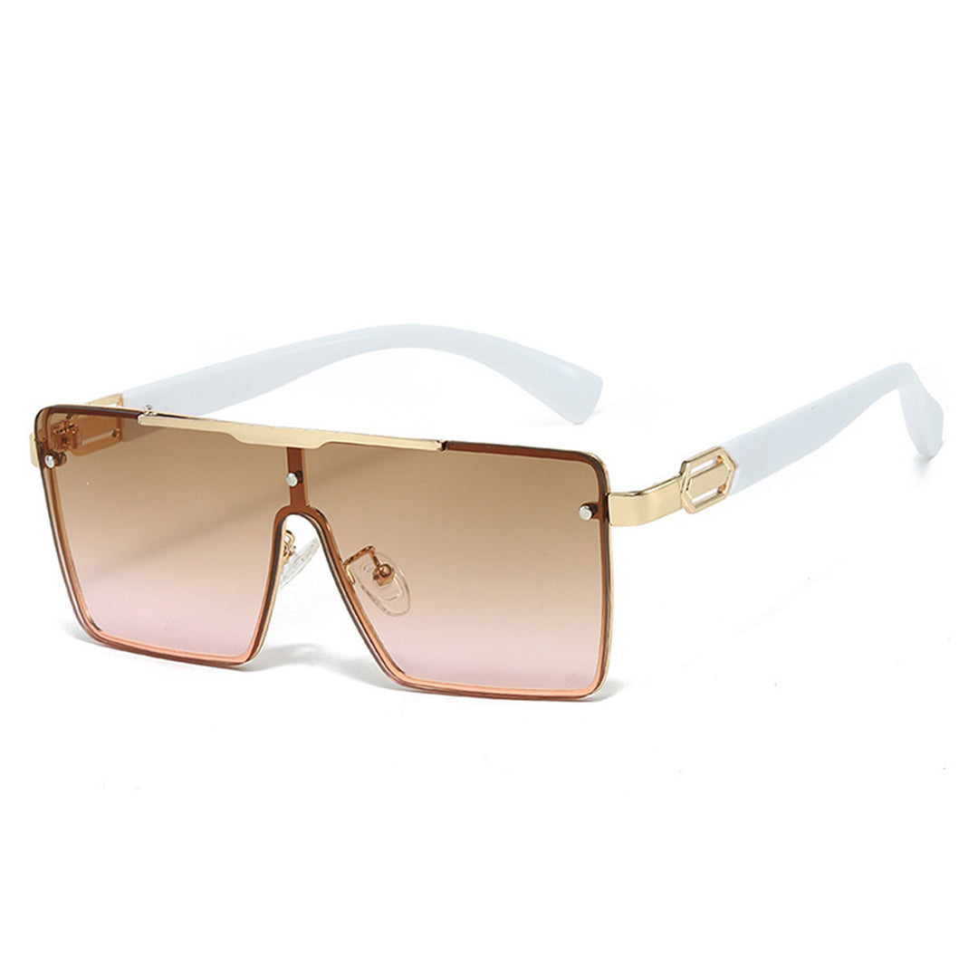 Dame Modisk Oversized Solbrille i eksklusiv Skilpaddedesign Luvikno