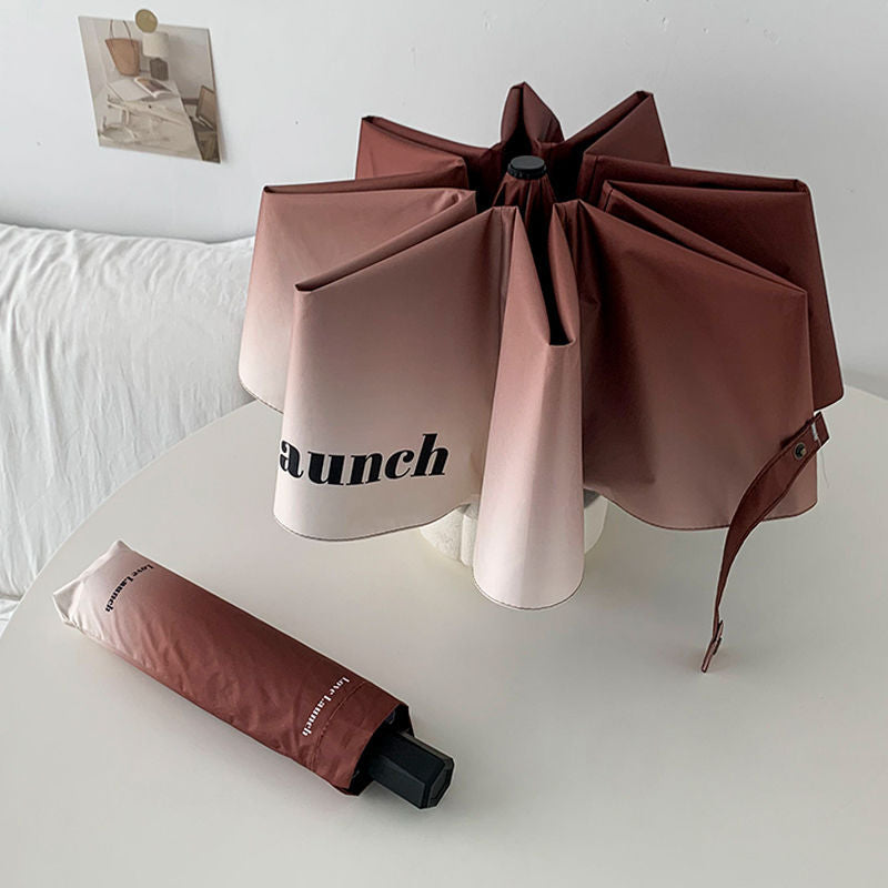 Dame Automatisk Paraply med elegant fargeovergang Luvikno