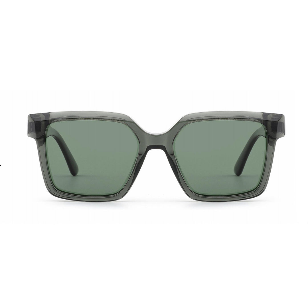 Damer moterik solbrille i markant kvadratisk design Luvikno