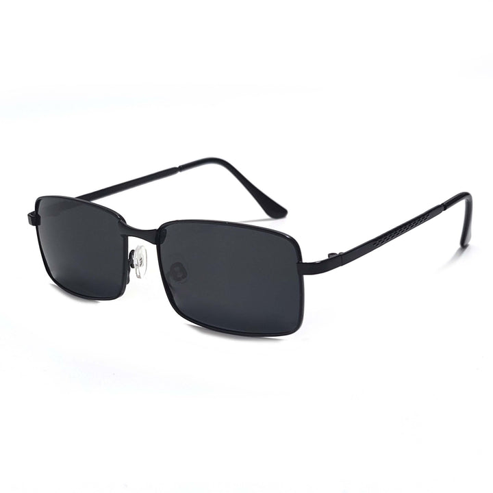 Herre moteriktig rektangulær solbrille Luvikno