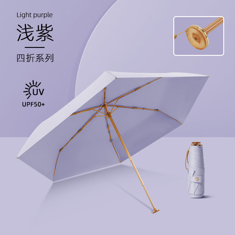 Damer UV-beskyttelsesparaply med elegant vindbeskyttelse Luvikno