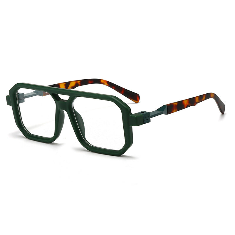 Dame stilige oversized solbriller med geometrisk ramme Luvikno