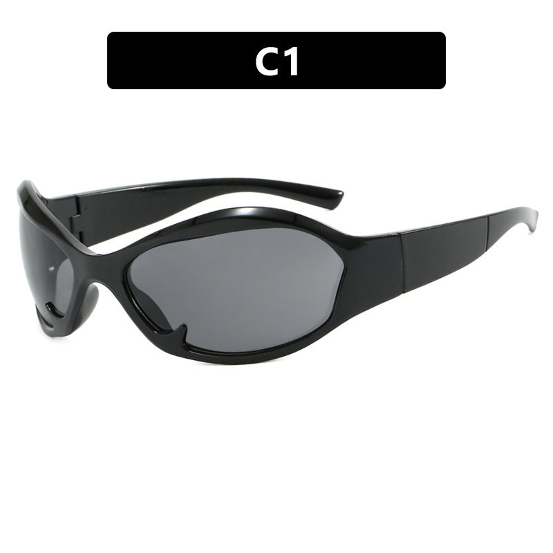 Dame Sport-solbrille med slitesterkt design og beskyttende UV-filter Luvikno