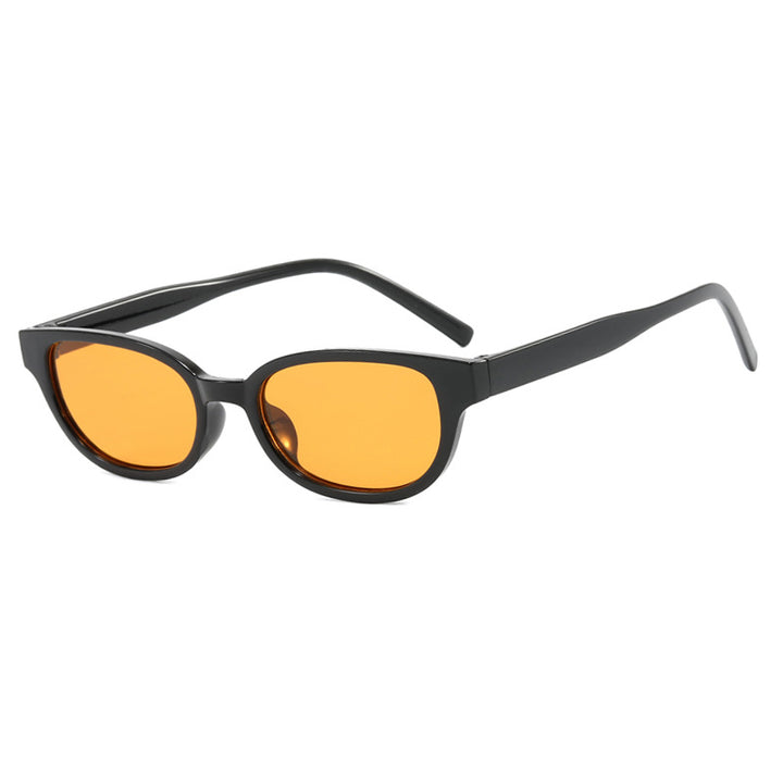 Dame moteriske Cat-Eye solbriller med UV-beskyttelse og lett ramme Luvikno