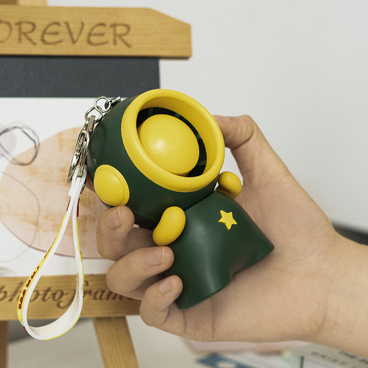 Unisex Bærbar Mini-Håndvifte i leken Design Luvikno