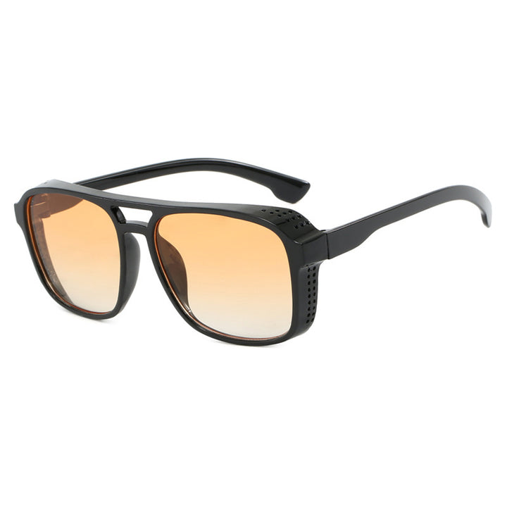 Dame moteriktig solbrille i trendy skilpaddemønster Luvikno