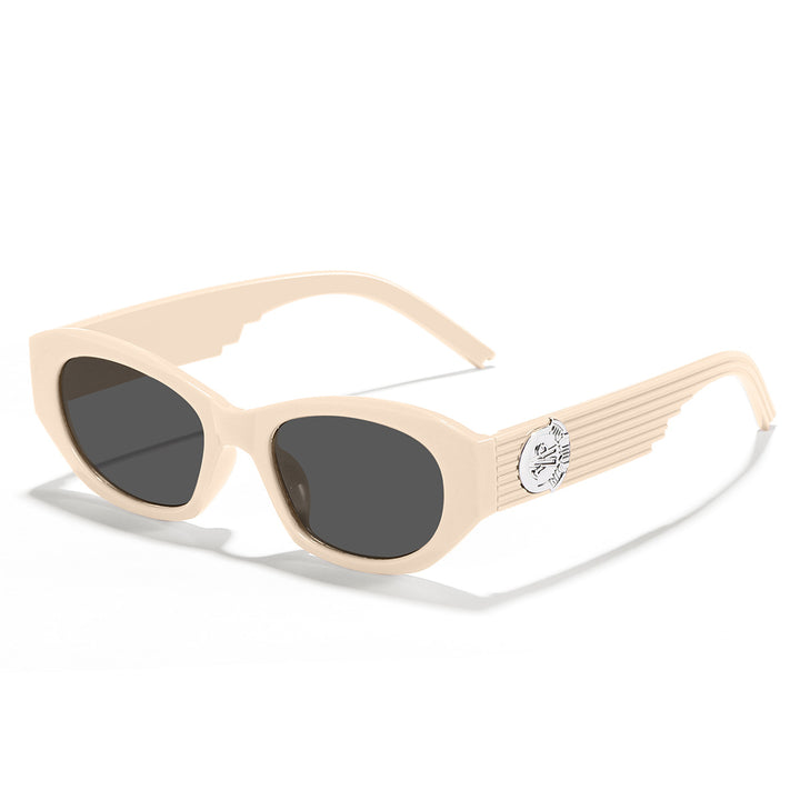 Dame Designer-solbrille i elegant transparent design Luvikno