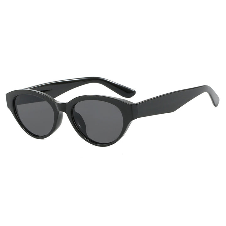Dame Cat-Eye solbriller med beskyttende UV-filter og elegant ramme Luvikno
