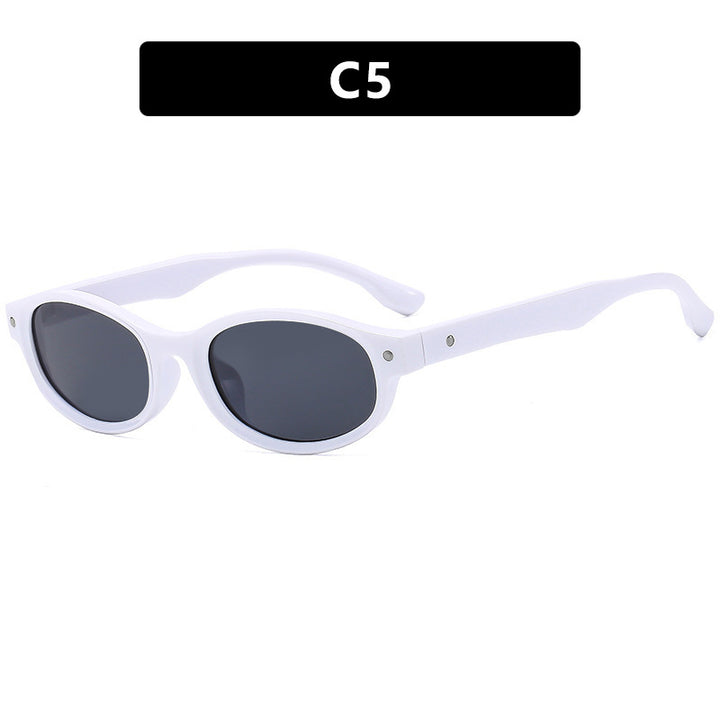 Dame Cat-Eye solbrille i elegant vintage-stil Luvikno