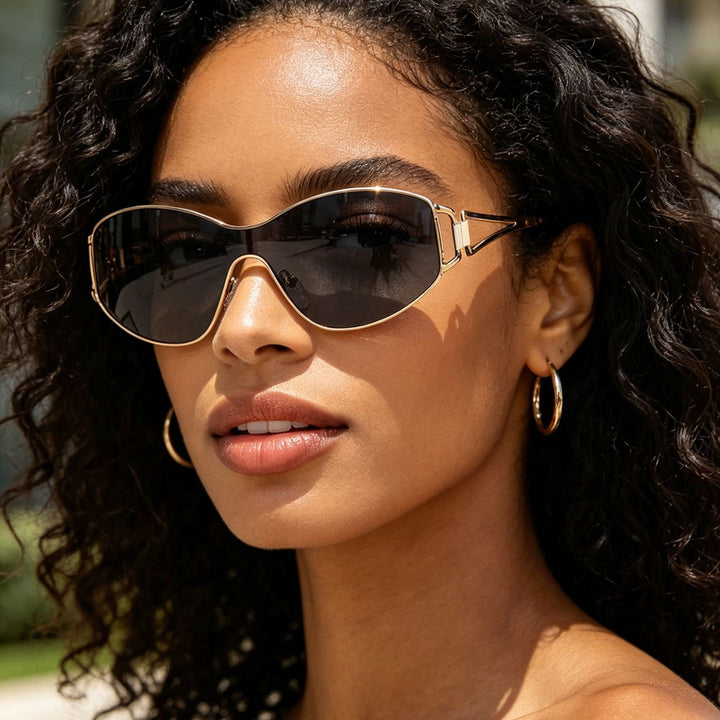 Dame moteriktig solbrille Luvikno