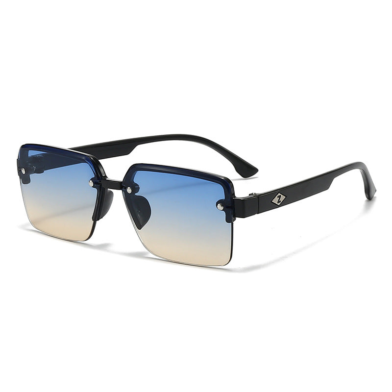 Dame moteriktig kvadratisk solbrille med polariserende glass Luvikno