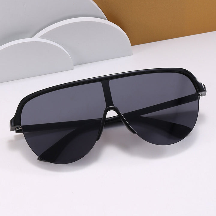 Dame oversized Visir solbrille Luvikno