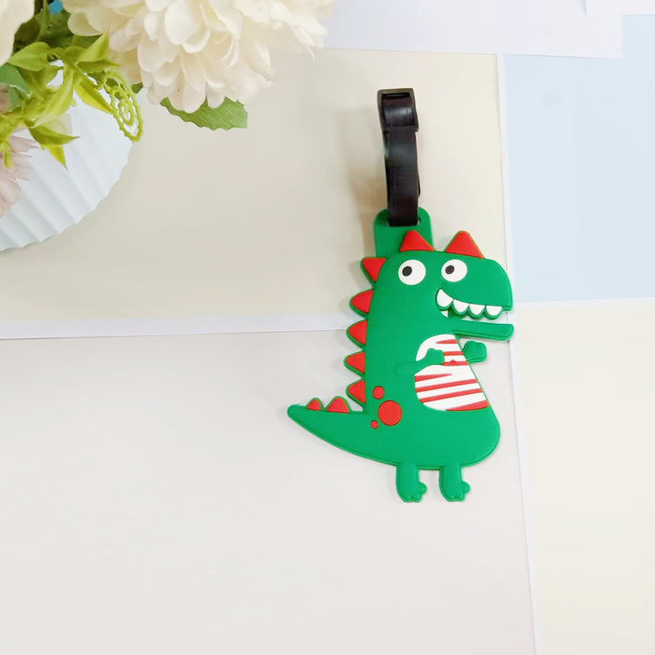 Unisex Bagasjelapp i Flamingo-design Luvikno