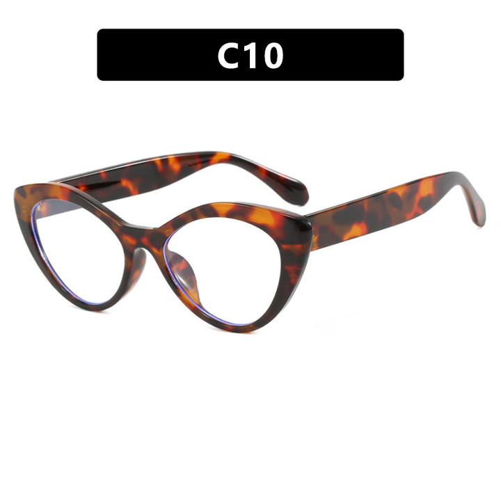 Damer kreative Cat-Eye briller Luvikno