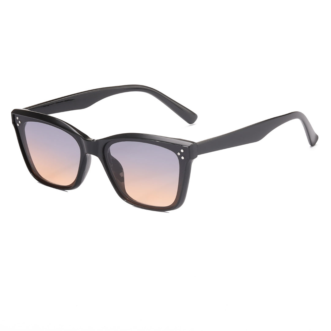 Dame retro-inspirert solbrille i iøynefallende mønster Luvikno