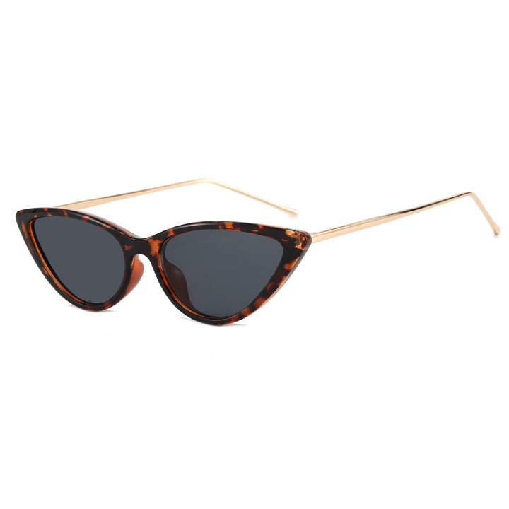 Dame Cat-Eye solbriller med moderne ramme og UV-beskyttelse Luvikno