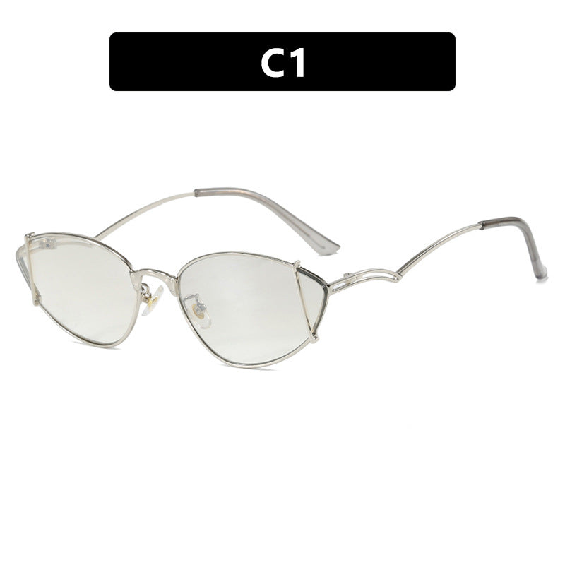Dame moteriktig Cat-Eye solbrille Luvikno