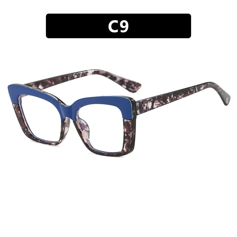 Dames moteriktig brille i trendy geometrisk design Luvikno