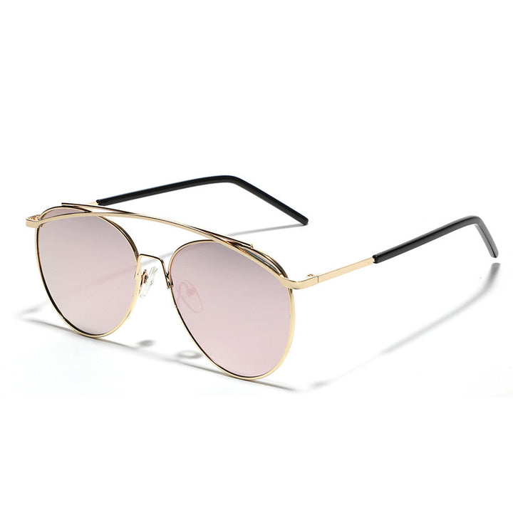 Dame Aviator Solbriller med elegant metallramme Luvikno