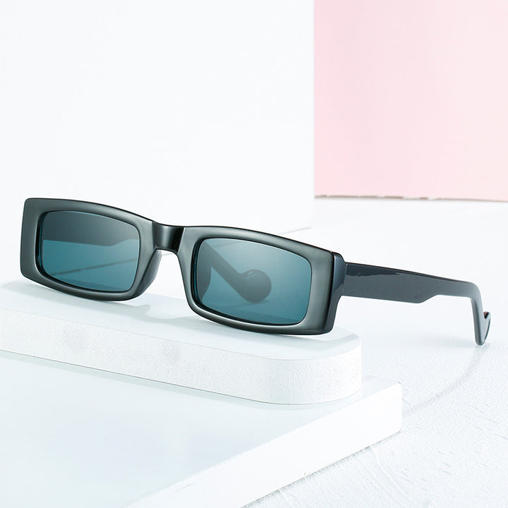 Dame trendy firkantet solbrille Luvikno