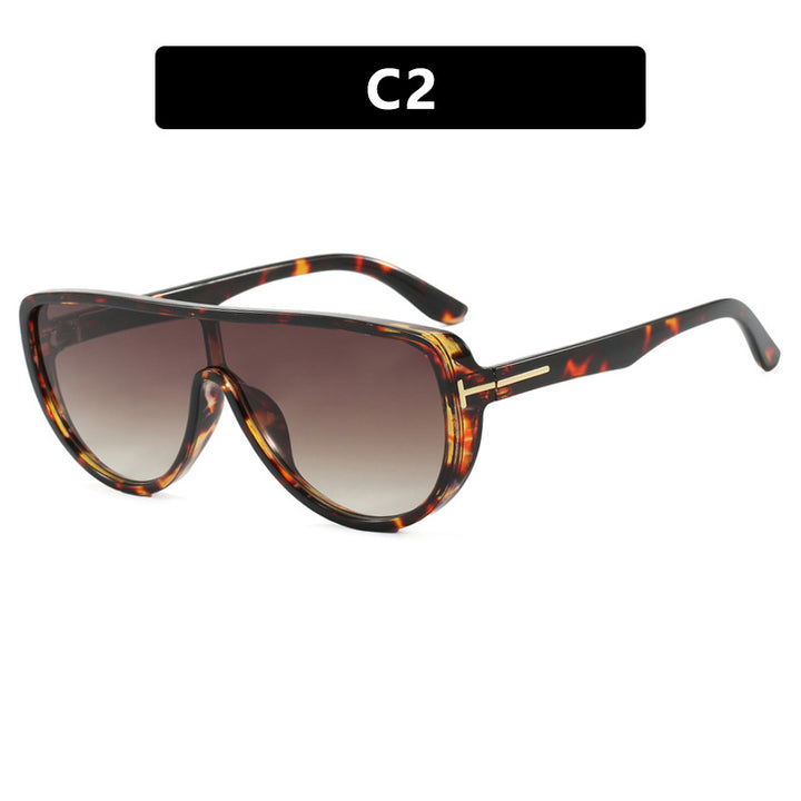 Dame elegant oversized solbrille med markant design og UV-beskyttelse Luvikno