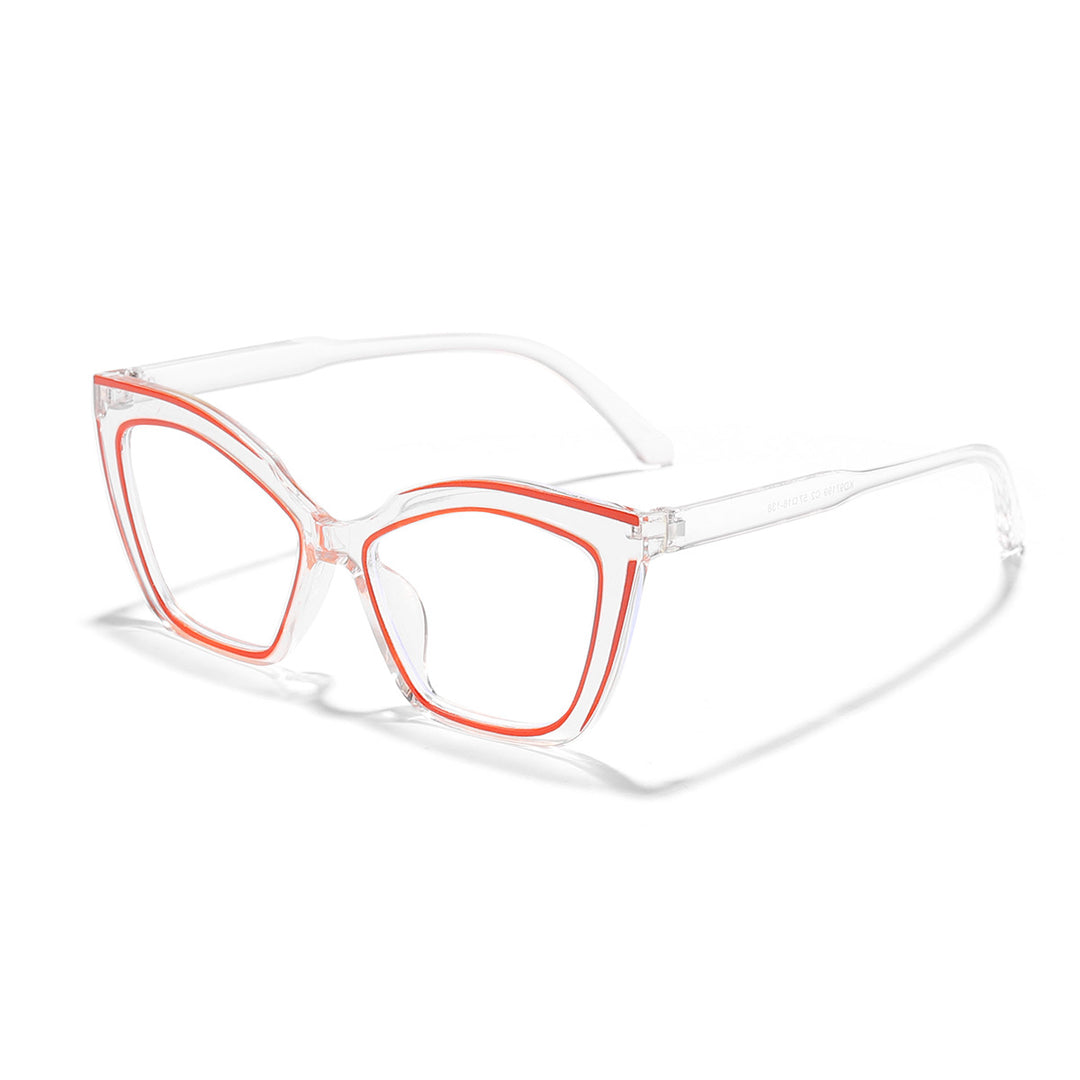 Dame ekstravagante Cat-Eye solbriller Luvikno