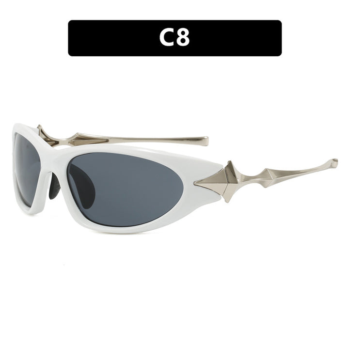 Dame futuristisk sports solbrille med ergonomisk design Luvikno