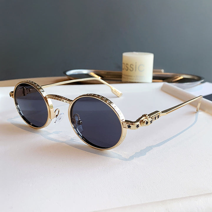 Dame Elegant solbrille med filigran detaljer Luvikno