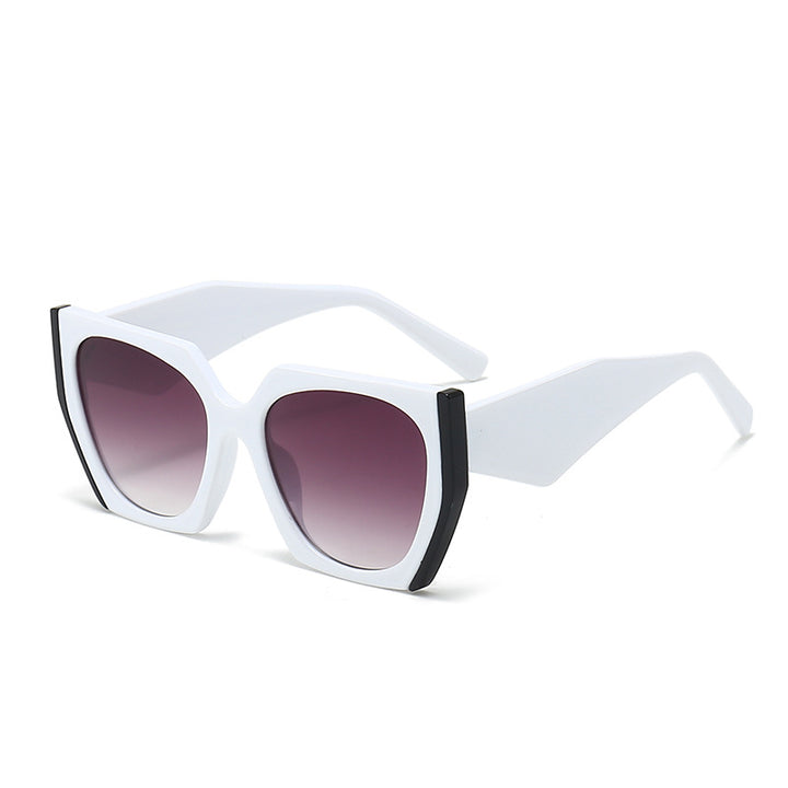 Damer oversized solbriller med markant firkantet design Luvikno
