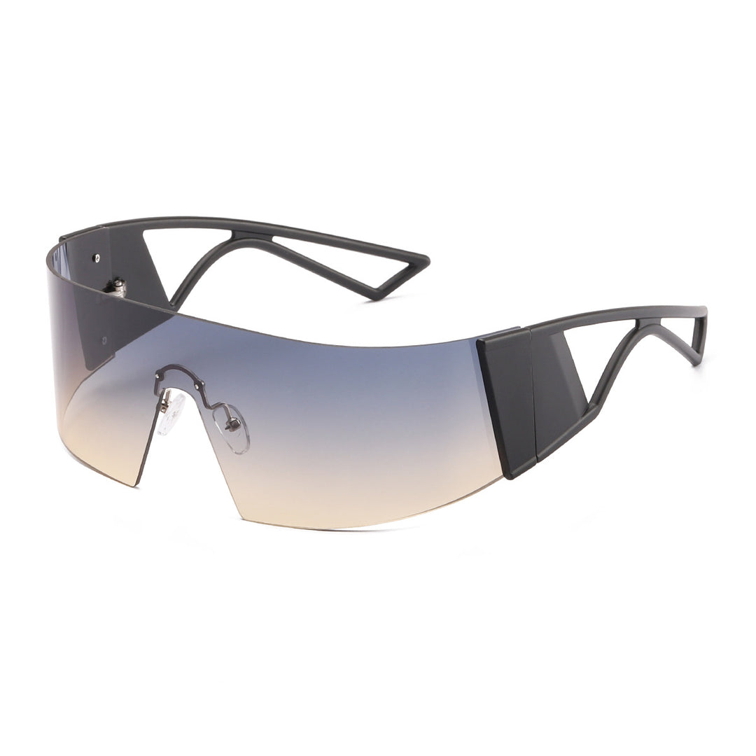 Dame sporty solbriller i futuristisk design Luvikno