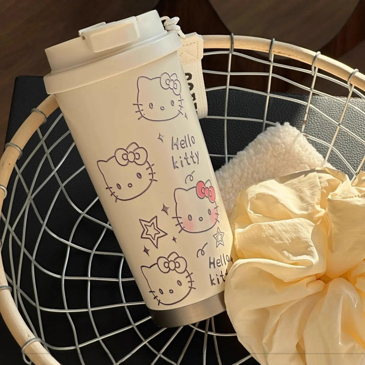 Dame Isolerende Drikkekopper med søtt Hello Kitty design Luvikno