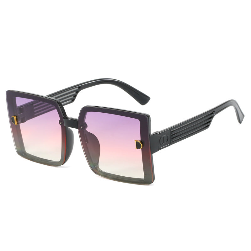 Dame firkantet solbrille med ergonomisk ramme og UV-beskyttelse Luvikno