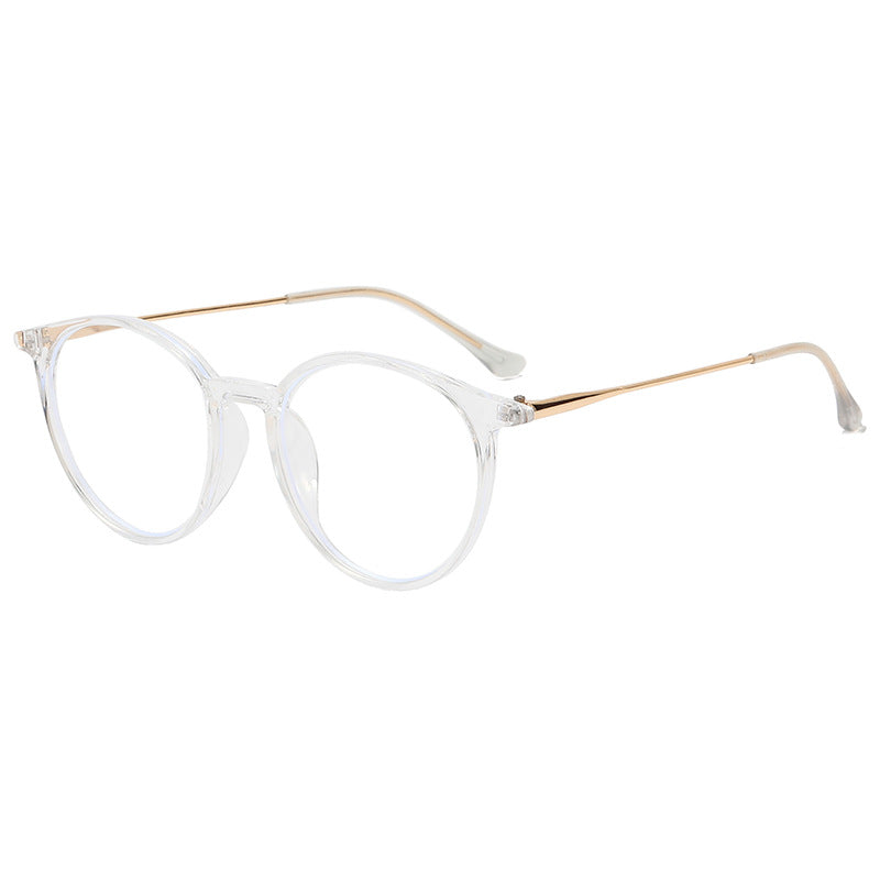 Dame modische runde briller med filigran design Luvikno