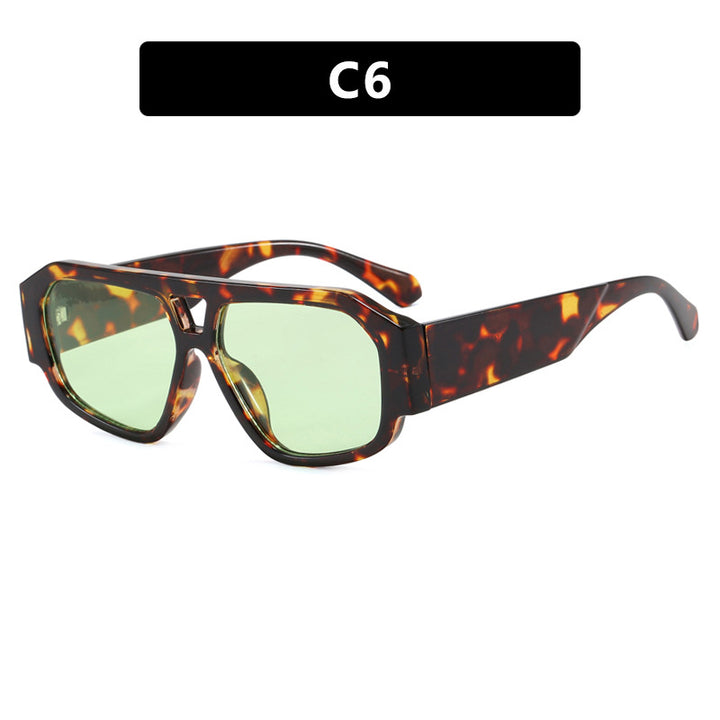 Dame solbrille med iøynefallende oktagon-design og UV-beskyttelse Luvikno