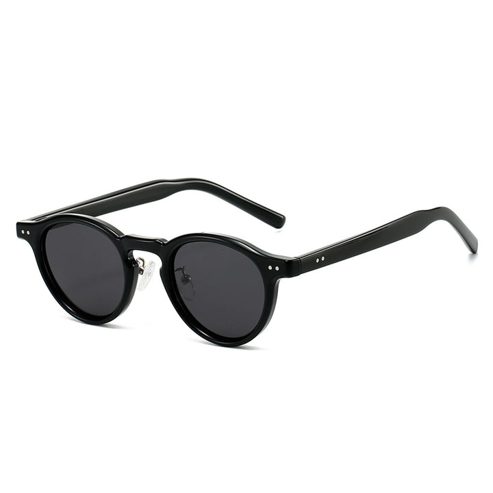 Dame Retro-Rundsolbrille Luvikno
