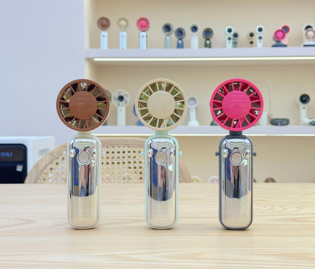 Unisex Bærbar Håndvifte med kraftig batteri og kompakt design Luvikno