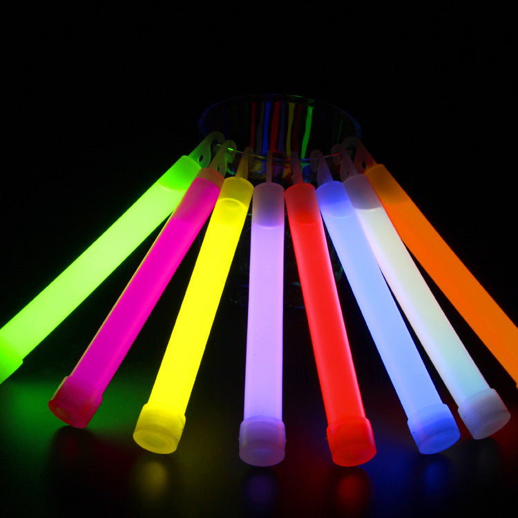 Luvikno | Cyalume Militærklasse Grønn Glow Sticks - Premium Lyssterk 6” Chemlight Nød Glow Sticks Med 12 Timer Varighet (Storkjøp Av 10 Chem Lights)