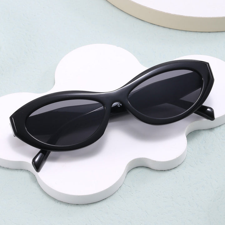 Dame trendy Cat-Eye solbriller med UV-beskyttelse Luvikno