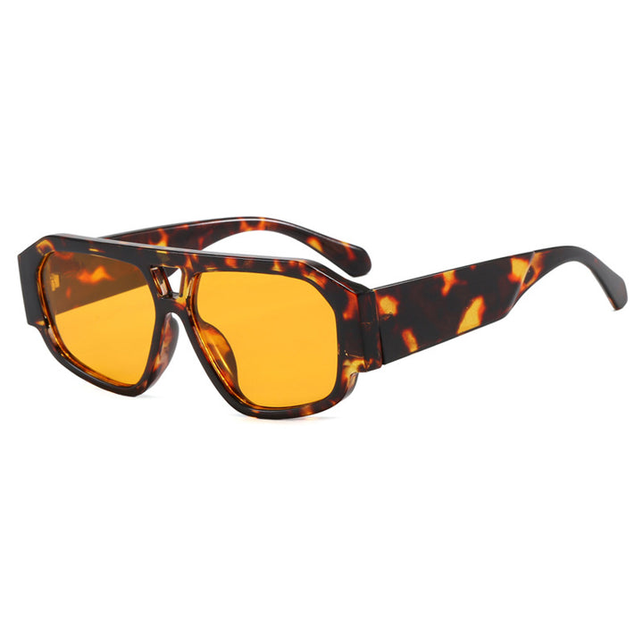 Dame solbrille med iøynefallende oktagon-design og UV-beskyttelse Luvikno